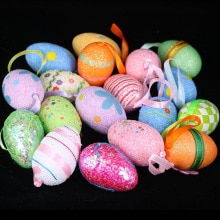 6Pcs Paaseieren Diy Eierschaal Kinderen Handgemaakt Speelgoed Pasen Decoraties