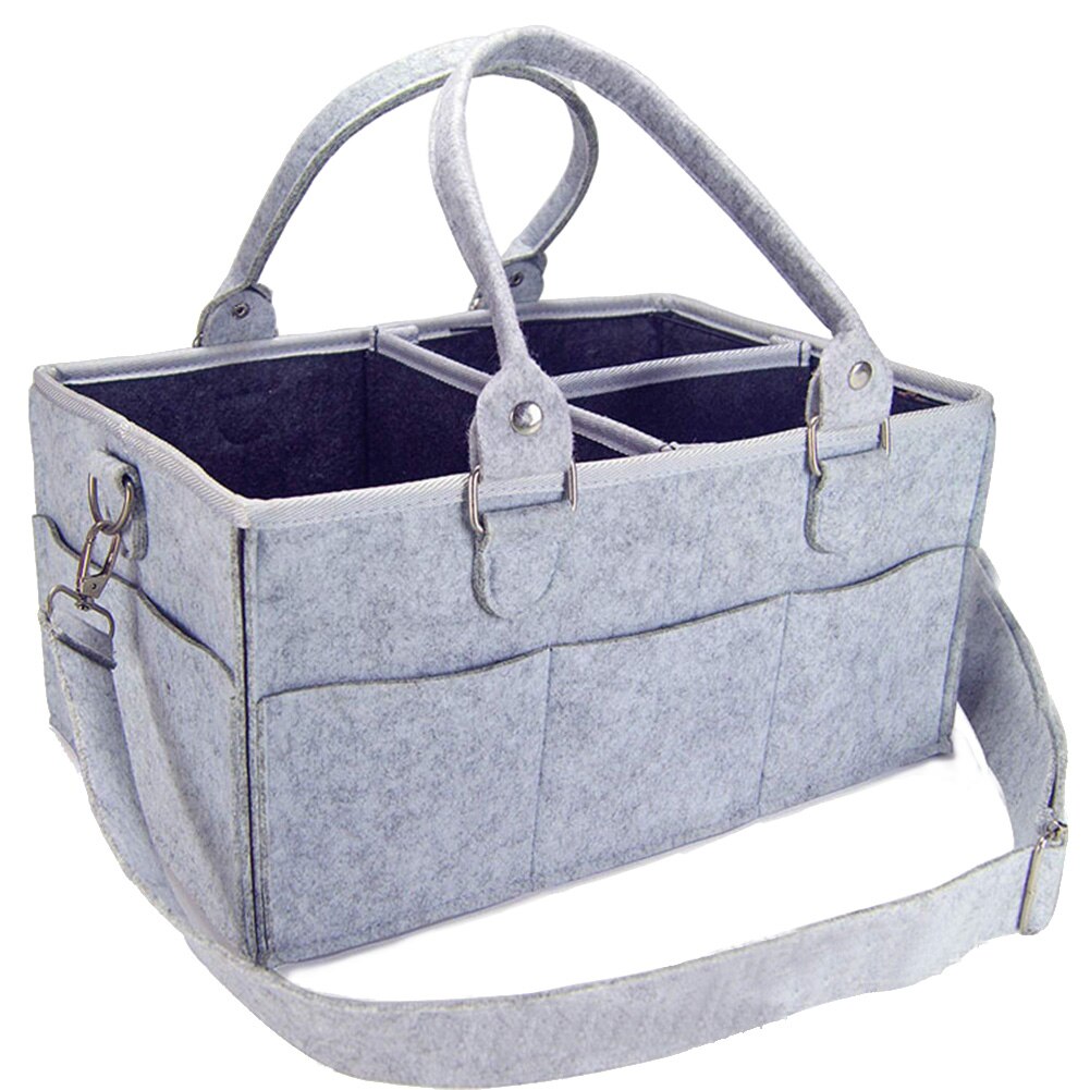 Falten Prämie Baby Windel Caddie Organizer Tragbare Kindergarten Lagerung Behälter Tasche Mit Verstellbarem Schulter Riemen