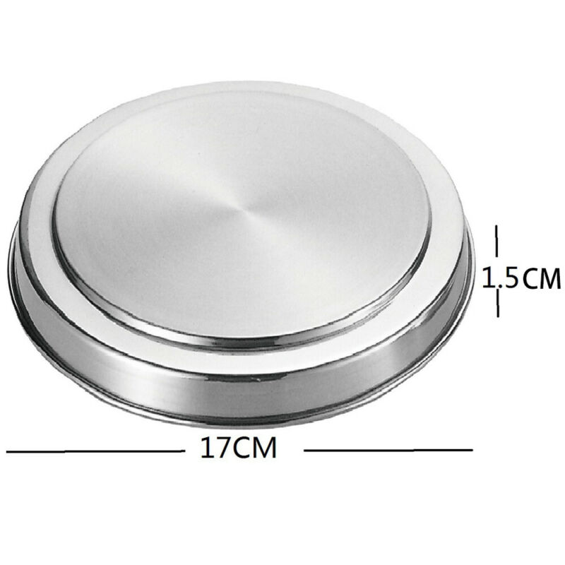 4 st rostfritt stål spishäll täcker spisplåt topp spisskydd set set redskap 17/21cm kökstillbehör