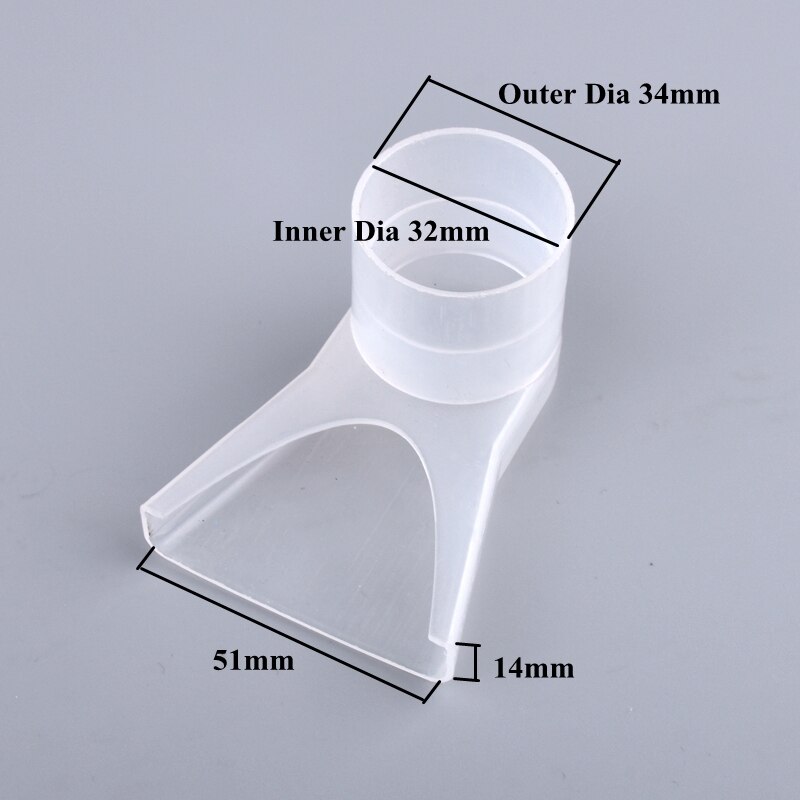 1Pc Aquarium Fish Tank Eendenbek Sprinkler Universele Verstelbare Water Output Driehoek Sprinklers Tuin Waterleiding Connector: YELLOW