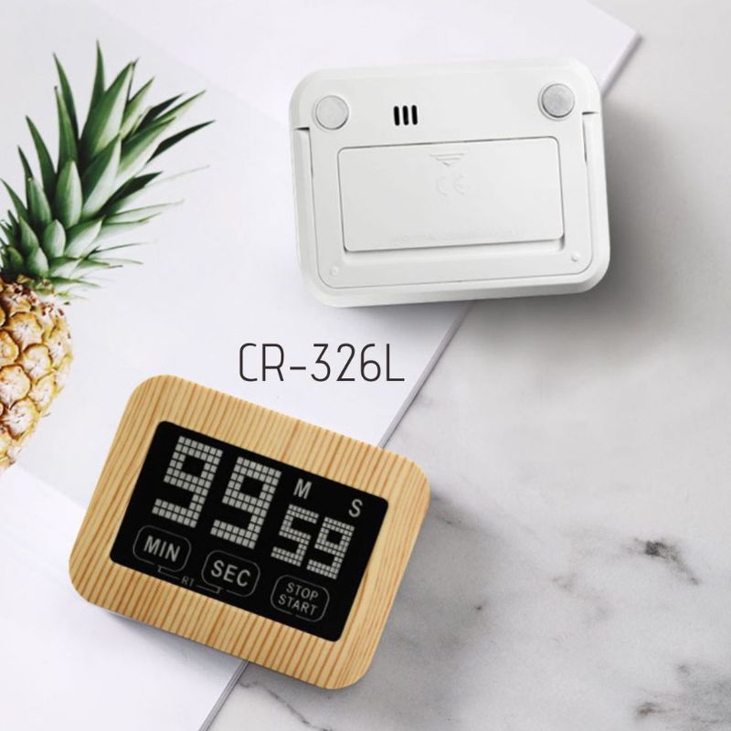 Touch Screen Luminous Kitchen Timer LCD Display Magnetic With Stand Timer Luminous Loud Alarm Digital Study Timer