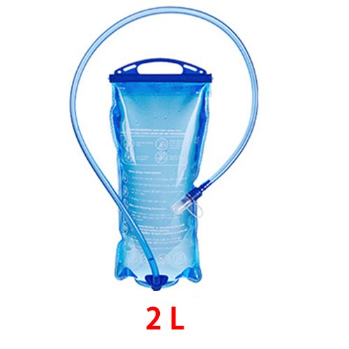1pc 1/1.5/2L Tragbare TPU Wasser Beutel Trink System blasiert Rucksack Camping Wandern Klettern Radfahren Faltbare Trinken Taschen: 2L
