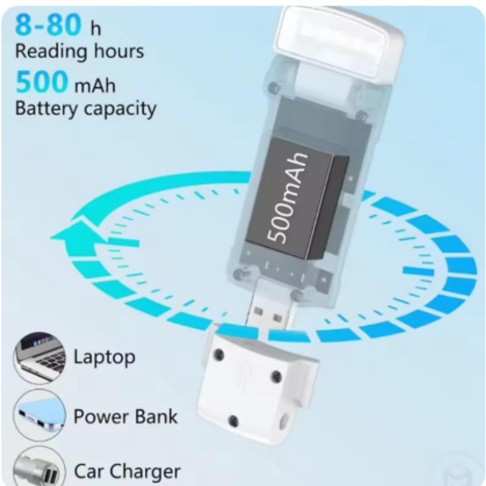 Lampka do czytania z timerem Lampka do czytania z możliwością ładowania przez USB Lampka do czytania Lampka nocna Lampka do czytania Lampka do czytania 5 Jasność Trwała