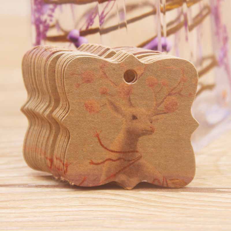 Gör-det-själv parkeringsbricka 5 x 3cm /4 x 4cm/6.4 x 3.5cm/4.7 x 4cm/3.9 x 3.9cm 50 taggar pilgrimsmussla form vit färg för bröllopsgodisetiketter: 50 tagas bild 5