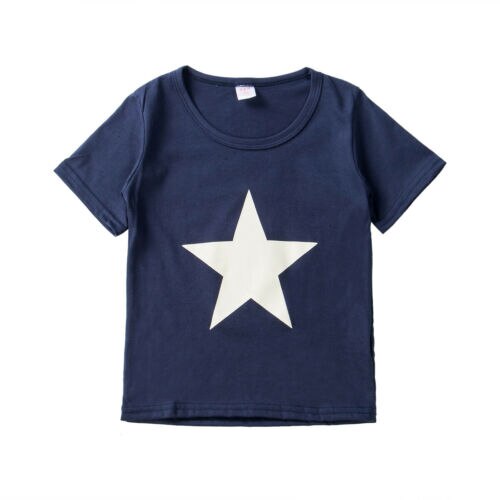 neueste Stil Kleinkind Kinder Entzückende Jungen Sommer T-Shirt Kurzarm Kinder Nette Tops T Größe 2-7Years: 1 / 3T