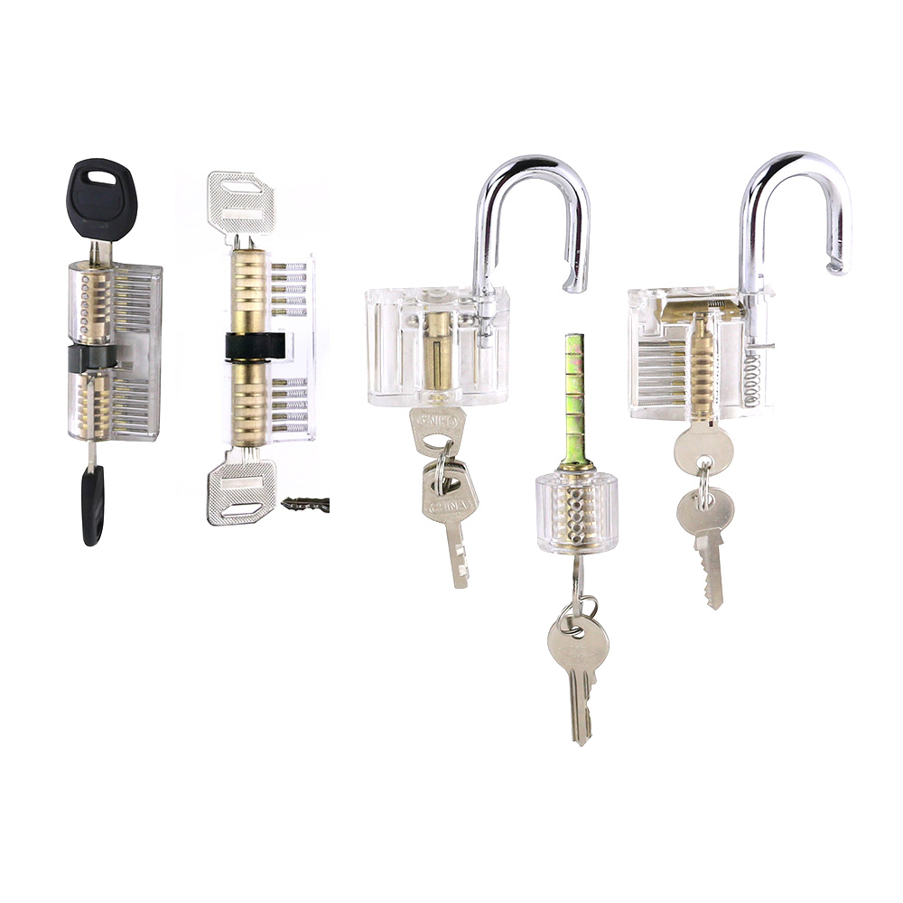 Slotenmaker Transparante Lock 5Pcs/7Pcs Training C... – Vicedeal