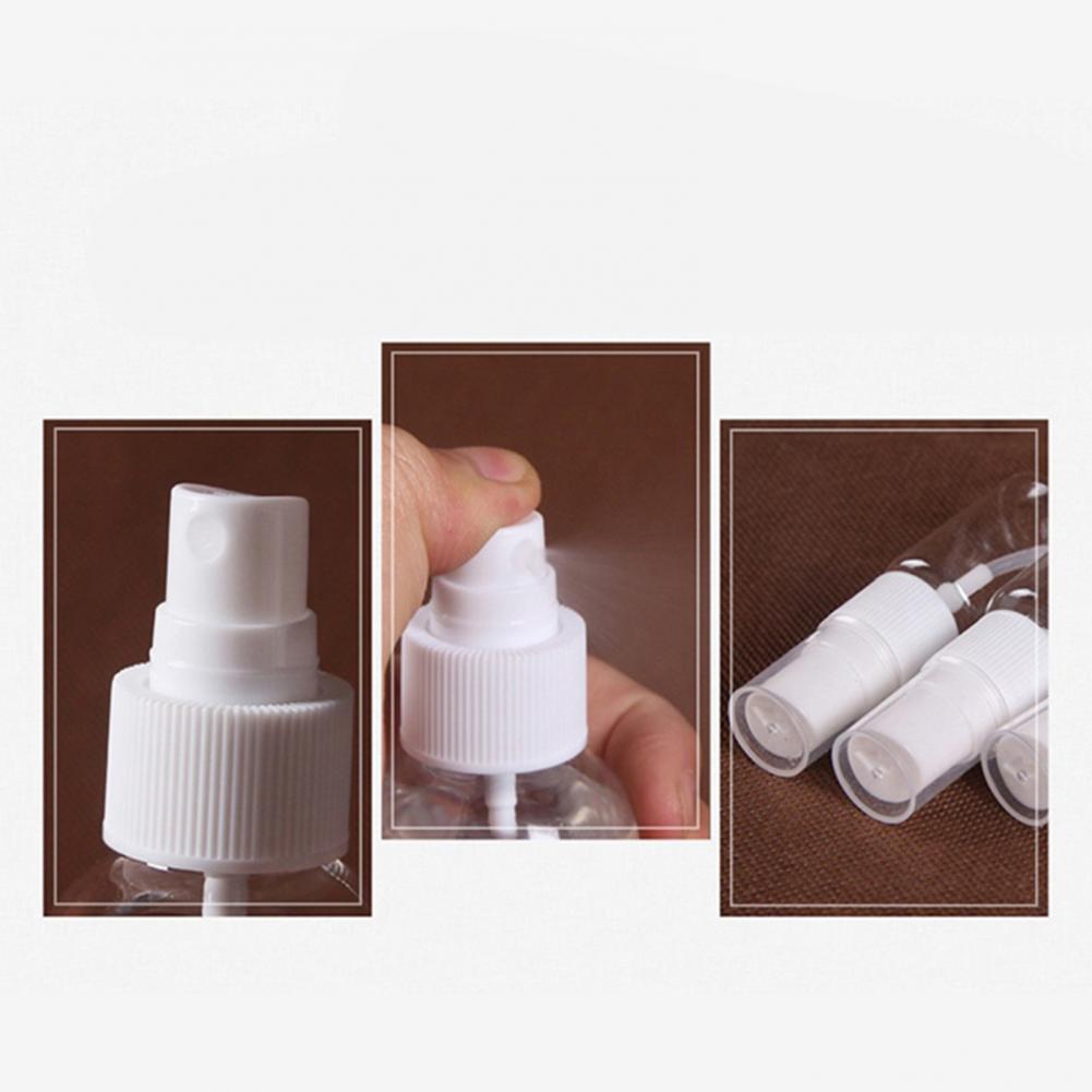 5~200ml Mini Travel Plastic Empty Bottle Portable Handwashing Transparent Spray Atomizer Refillable Bottles