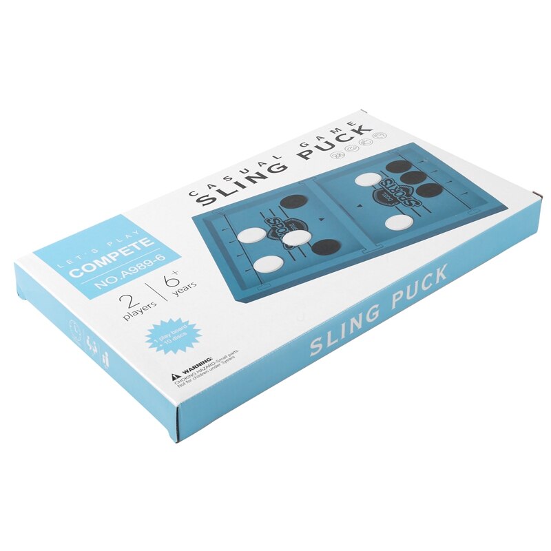 Schnelle Schlinge Puck Spiel Tabelle Schreibtisch Schlacht Eishockey Spiel Gremium Spiel Spielzeug für Erwachsene und freundlicher mit 2 extra frühling Seil: Ursprünglich Titel