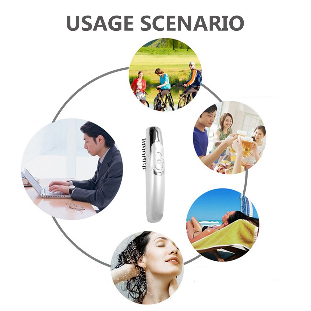 Phototherapy Comb Electric Comb Hair Scalp Caring Comb