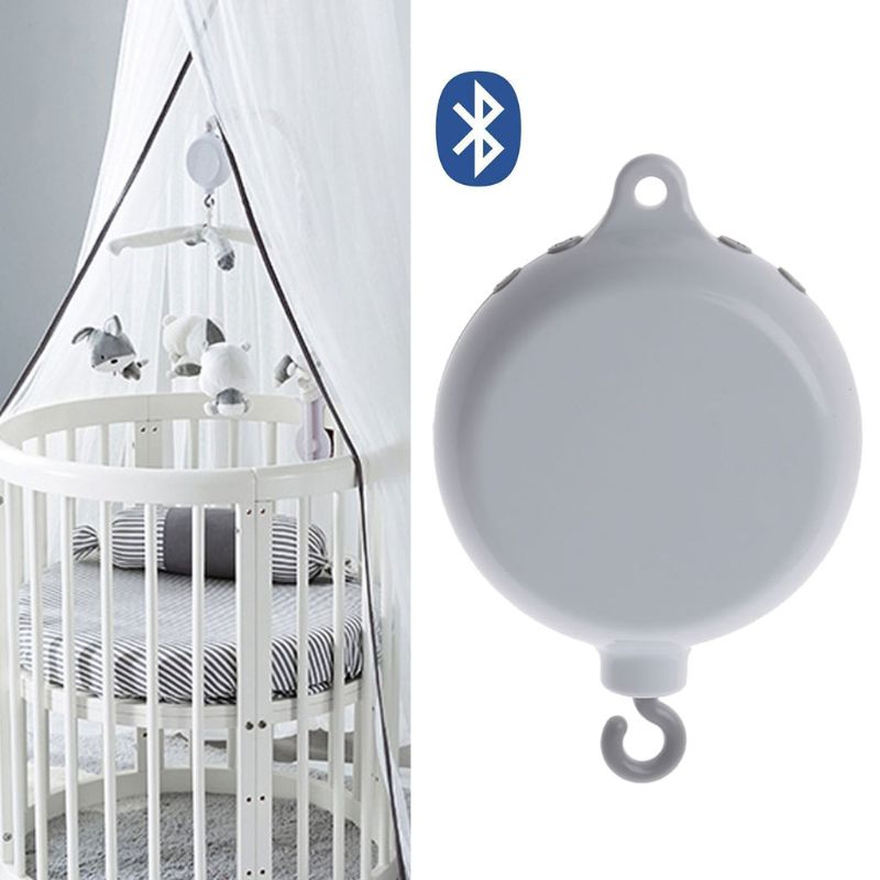 35 Songs Rotary Baby Mobile Crib Bed Bell Toy USB Bluetooth Music Box Bell Crib Electric Baby Toy