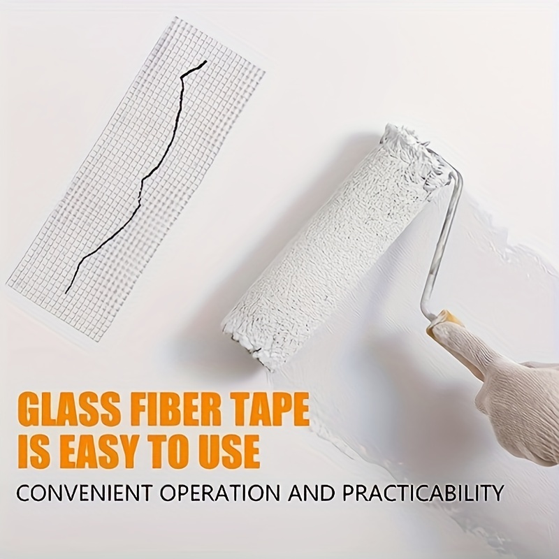 1 rol 30 m glasvezel zelfklevende gaastape muurscheur Reparatie thermische isolatie Decoratieve gaasnaadtape