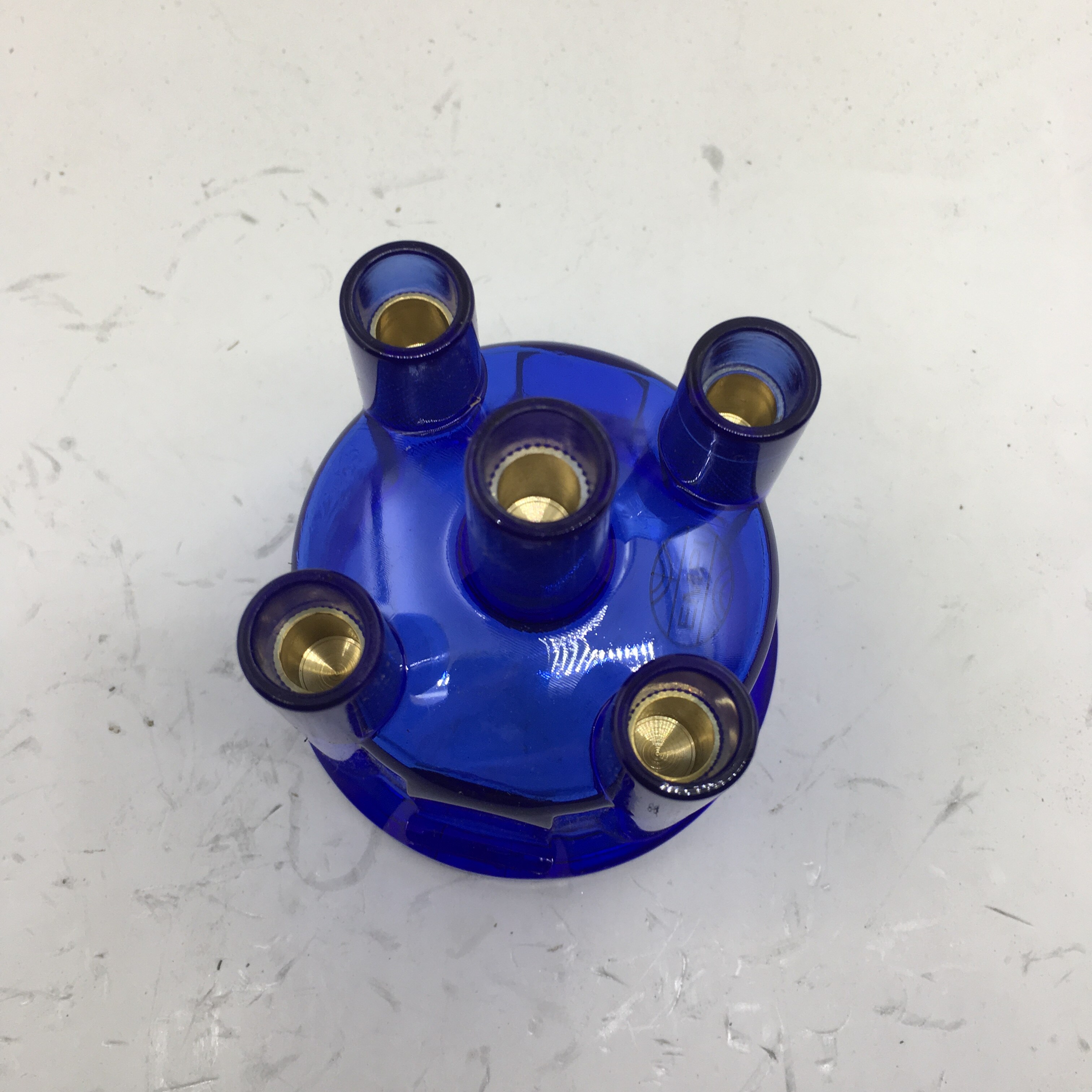 SherryBerg Verteiler KAPPE für EMPI blau transparent 009 für VW Düne Buggy Insekt GHIA SACHE BAJA freies 034 kappe
