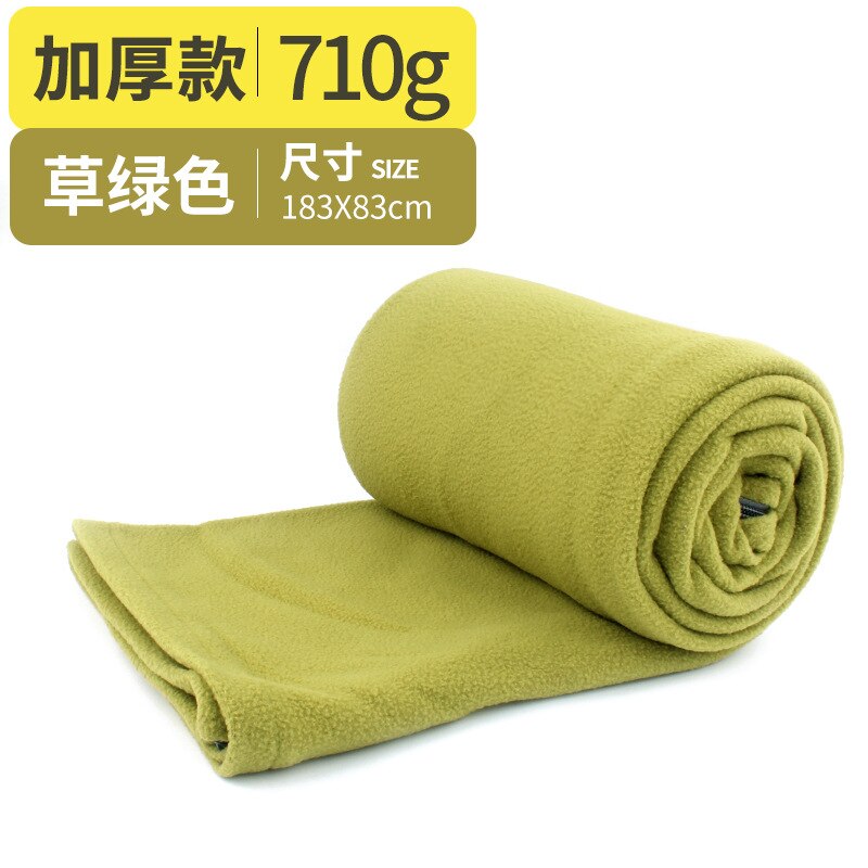 Sac de couchage extérieur en polaire, camping, voyage, climatiseur, chaud, camping quatre saisons, pause déjeuner, couverture pour les genoux, sac de couchage sale: 4