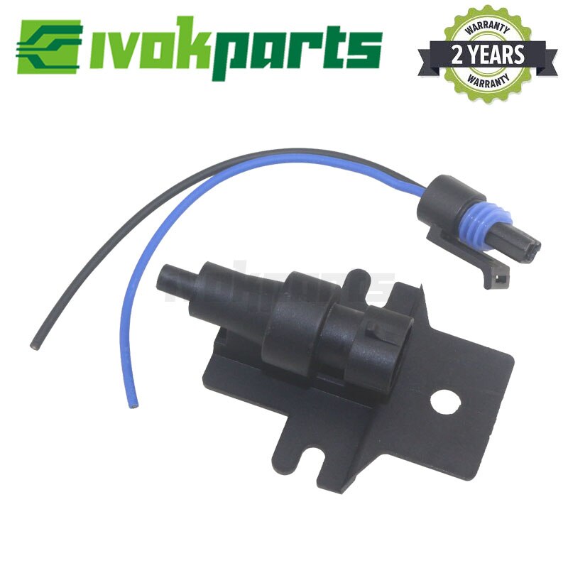 Ambient Outside Air Temperature Sensor W/ Electrical Harness 2Pin Connector Plug For Buick Cadillac Chevrolet Oldsmobile Pontiac