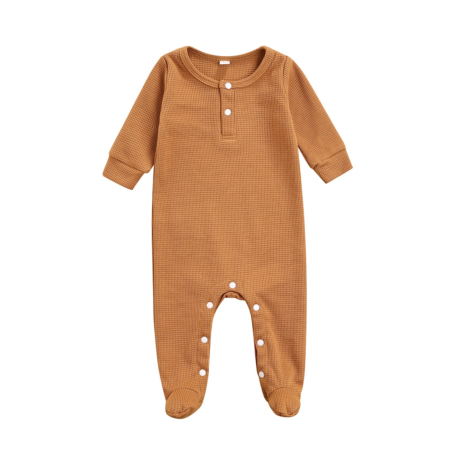 Pudcoco Stijl Pasgeboren Baby Meisje Jongen Bloemen Footies Jumpsuit Outfits Kleding: B / 3 6Months
