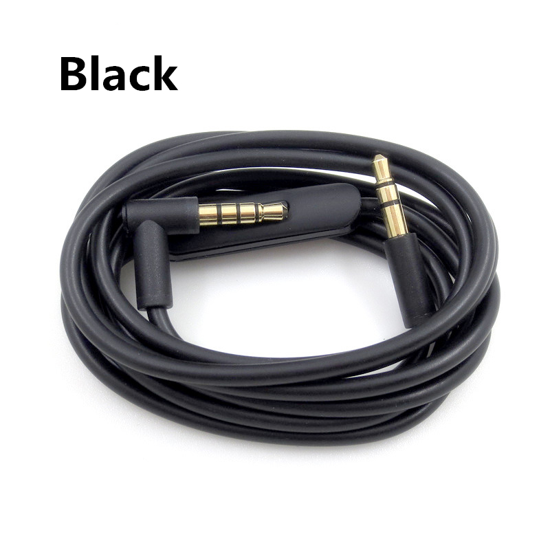 Vervanging Audio Kabel Cord Wire Met In-Line Microfoon En Controle Voor Beats By Dr Dre Solo Studio Pro detox Hoofdtelefoon 2.15