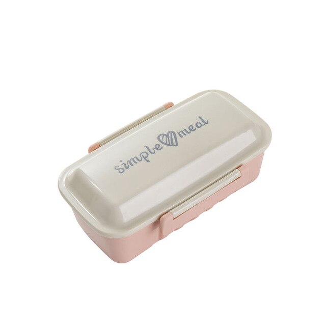 Plastic Lunch Box Food Container Microwave Oven Removable partition Lunch Bento Boxes Lunchbox: 3