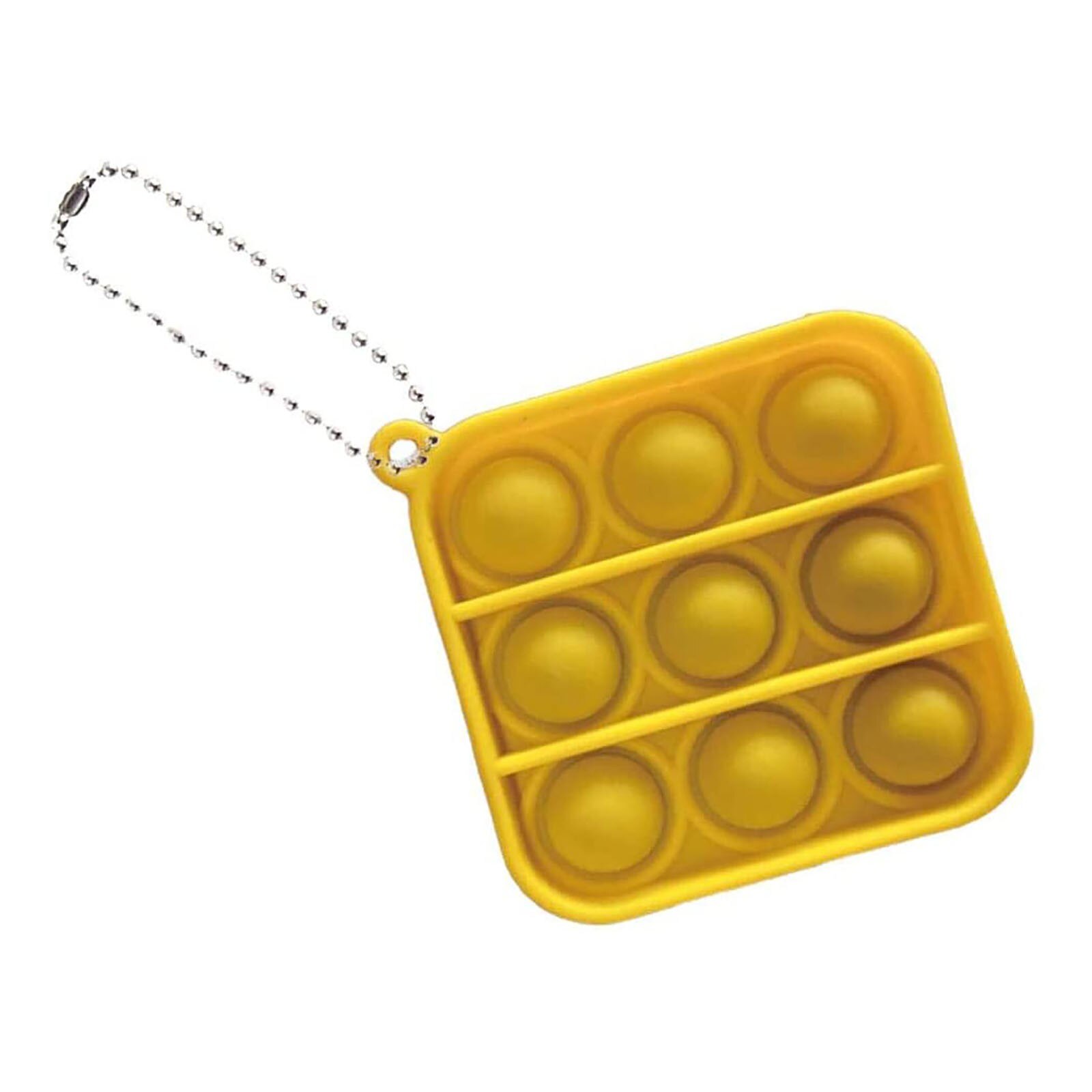 Erwachsene freundlicher Mini Sensorischen Spielzeug drücken blasiert Zappeln Spielzeug binden Farbstoff Keychain Ring Autismus Bedürfnisse Squishy Stressabbau Spielzeug Silikon: E