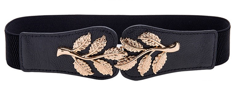 Mode Zwarte Cumberbanden Dame Brede Elastische Lederen Riem Jurk Jas Buikband Ceinture Luxe Gordel Rode Vrouwen: style 3 black color