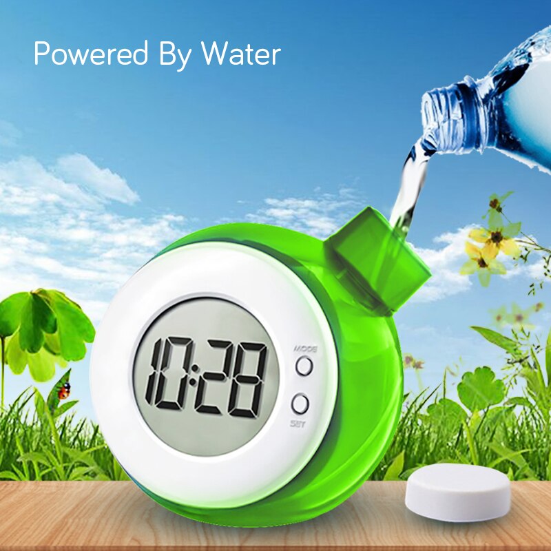 Reloj Digital para niños, relojes ecológicos con agua, Puzzle científico, juguete silencioso, Reloj de escritorio, de cumpleaños