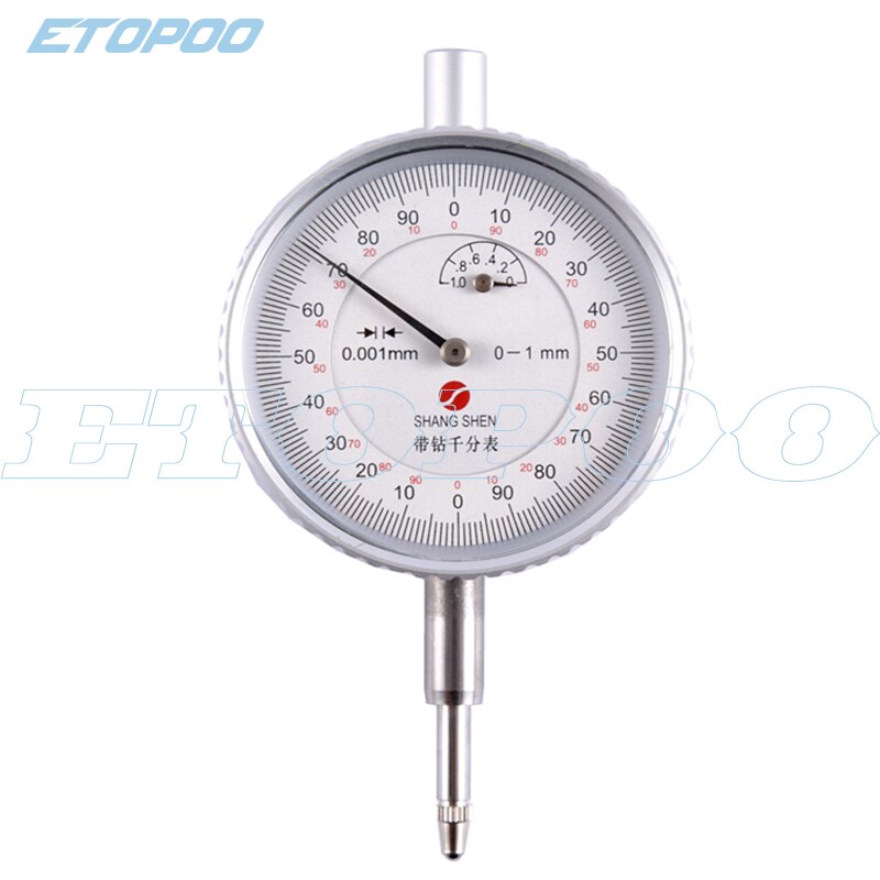 0.001mm micron dial indicator 0-1mm 0-3mm 0-5mm measuring range Precision shockproof indicator precision dial indicator gauge