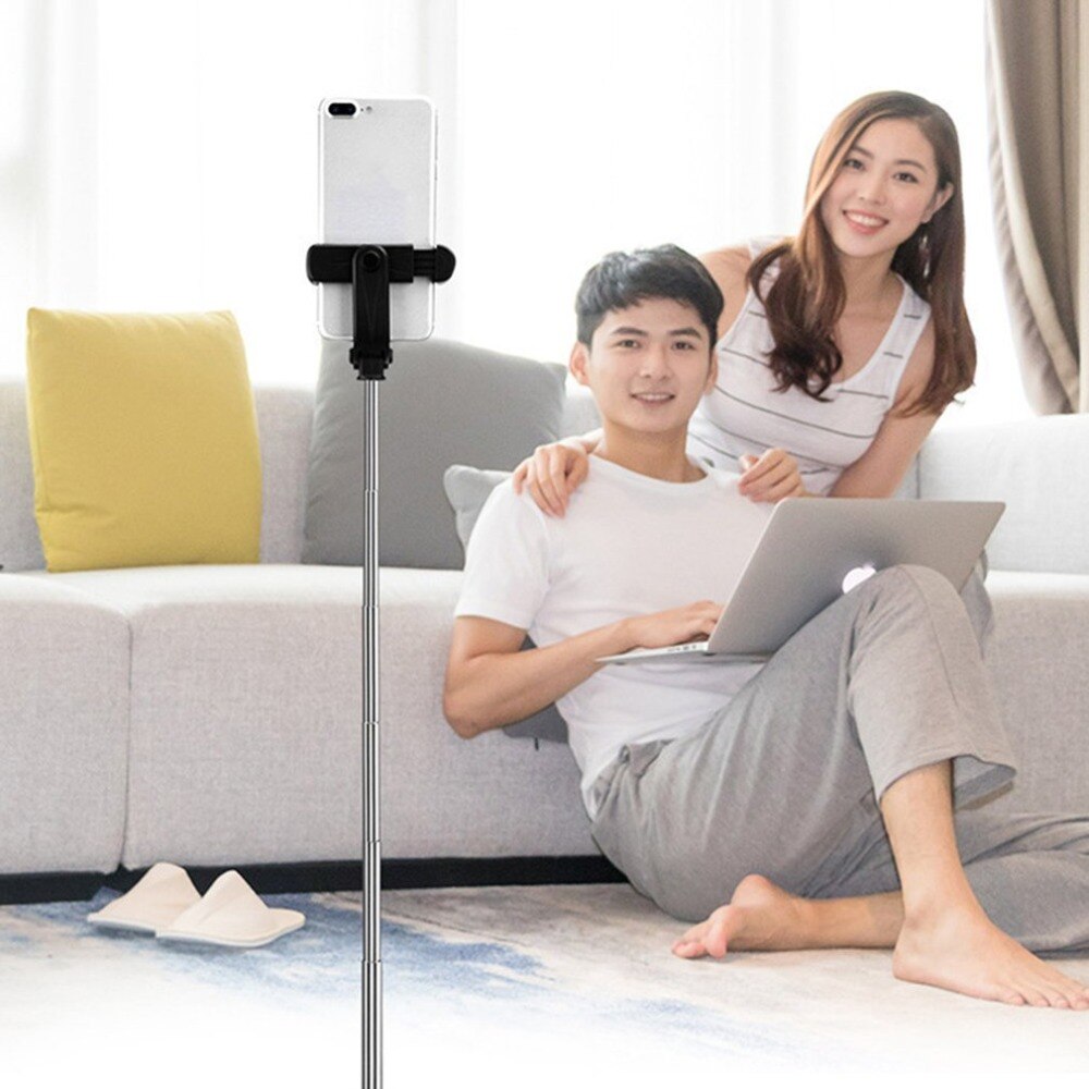 Mini statief monopod selfiestick bluetooth draadloos met knop pau de palo selfiestick voor iphone 6 7 8 android stick
