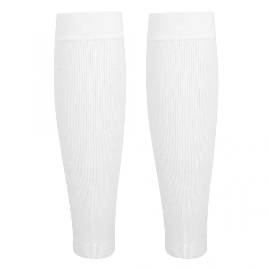 1 par caneleiras mumian par de suporte de bezerro cinta respirável macio protetor de perna para o exercício físico branco esportes segurança