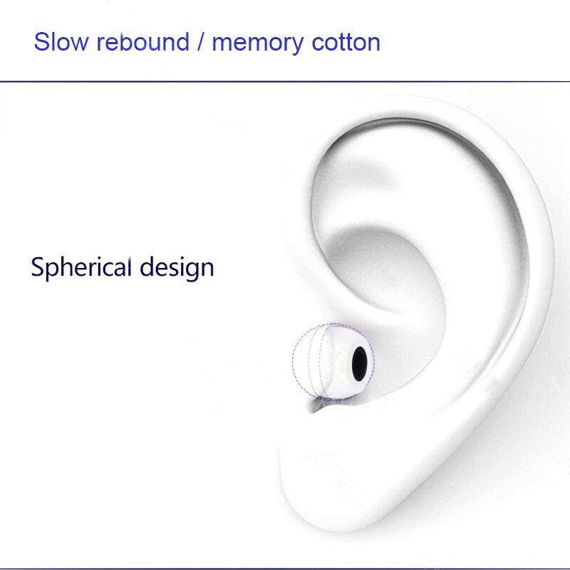 20 Pcs/10 Paar Memory Foam Ear Tips TS-400 4.9Mm Ear Pads/Cap Tips Foam Oorkussens t400 Voor In-Ear Hoofdtelefoon Tips Spons Oorkussens