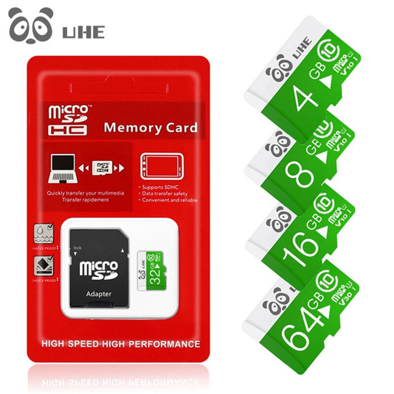 Hoge Snelheid Geheugenkaarten 4 Gb 8 Gb 16 Gb Micro Sd-kaart 32 Gb 64 Gb Microsd Tf Carte memory Stick Sdxc Mini