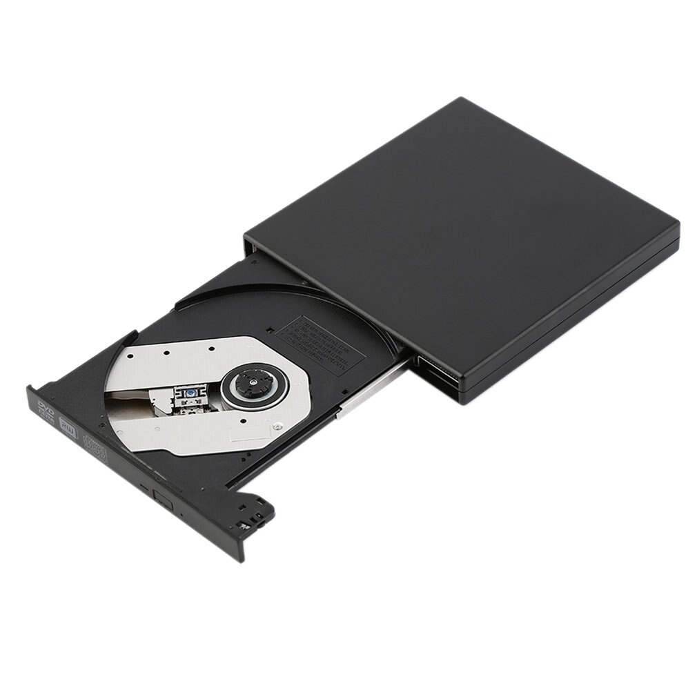 USB 2.0 External CD+-RW DVD+-RW DVD-RAM Burner Drive Writer For Laptop PC Newest black