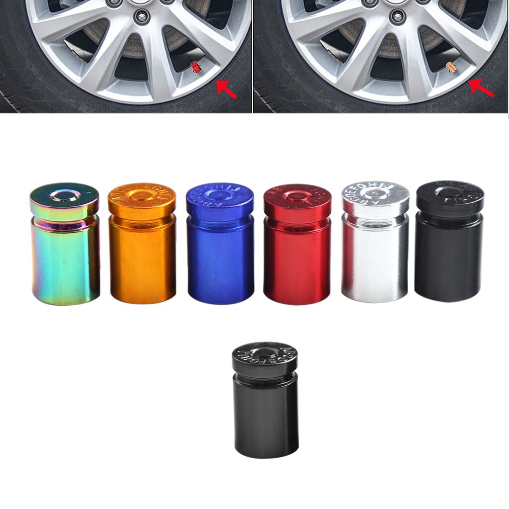 4 Stuks Auto Band Steel Flesdop Aluminium Universele Wiel Band Steel Flesdop Dust Covers Voor Voertuig Vrachtwagen Motorfiets bike 11x17mm