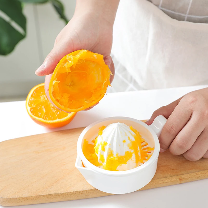Kunststoff Manuelle Orange Entsafter Küche Orange Zitrone Squeezer Tragbare Zitrus Entsafter Multifunktions Obst Entsafter Küche Zubehör