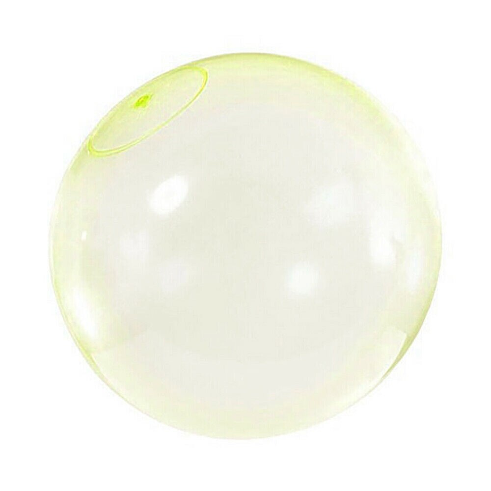 Bola de burbuja inflable de gran tamaño, pelota de burbujas súper Wubble resistente a los desgarros, pelotas para exterior, globo de baño: yellow120cm