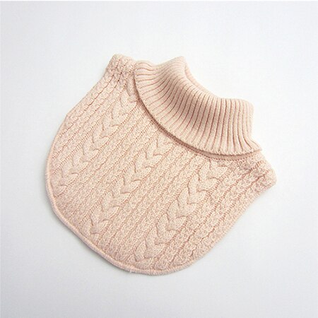 Écharpe en laine tricotée pour bébé, accessoires en coton pour fille et garçon, col pour enfant, SF010: pink