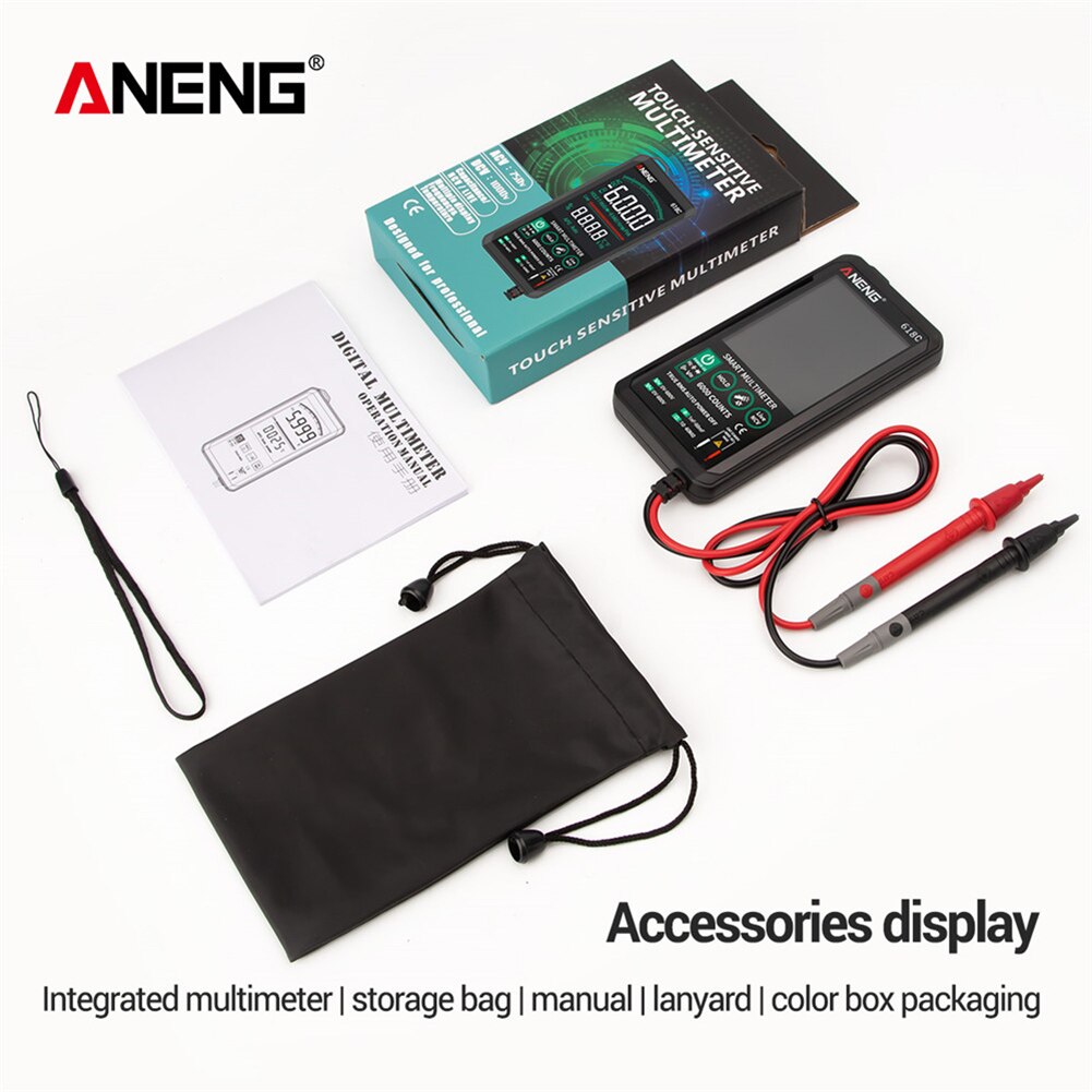 Digital Multimeter Resistance Capacitance Diode Measurement 618C Tools Easily Carrying Lightweight Gadgets for ANENG