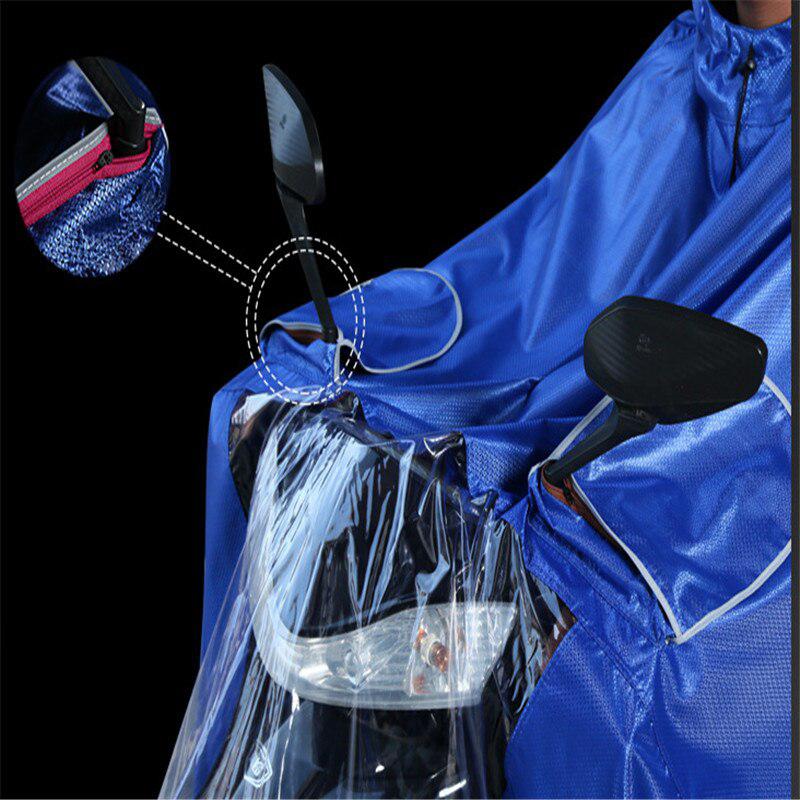 Utomhuscykel motorcykelförare regnrock dubbel människor poncho förtjockning poncho 5xl regnkläder