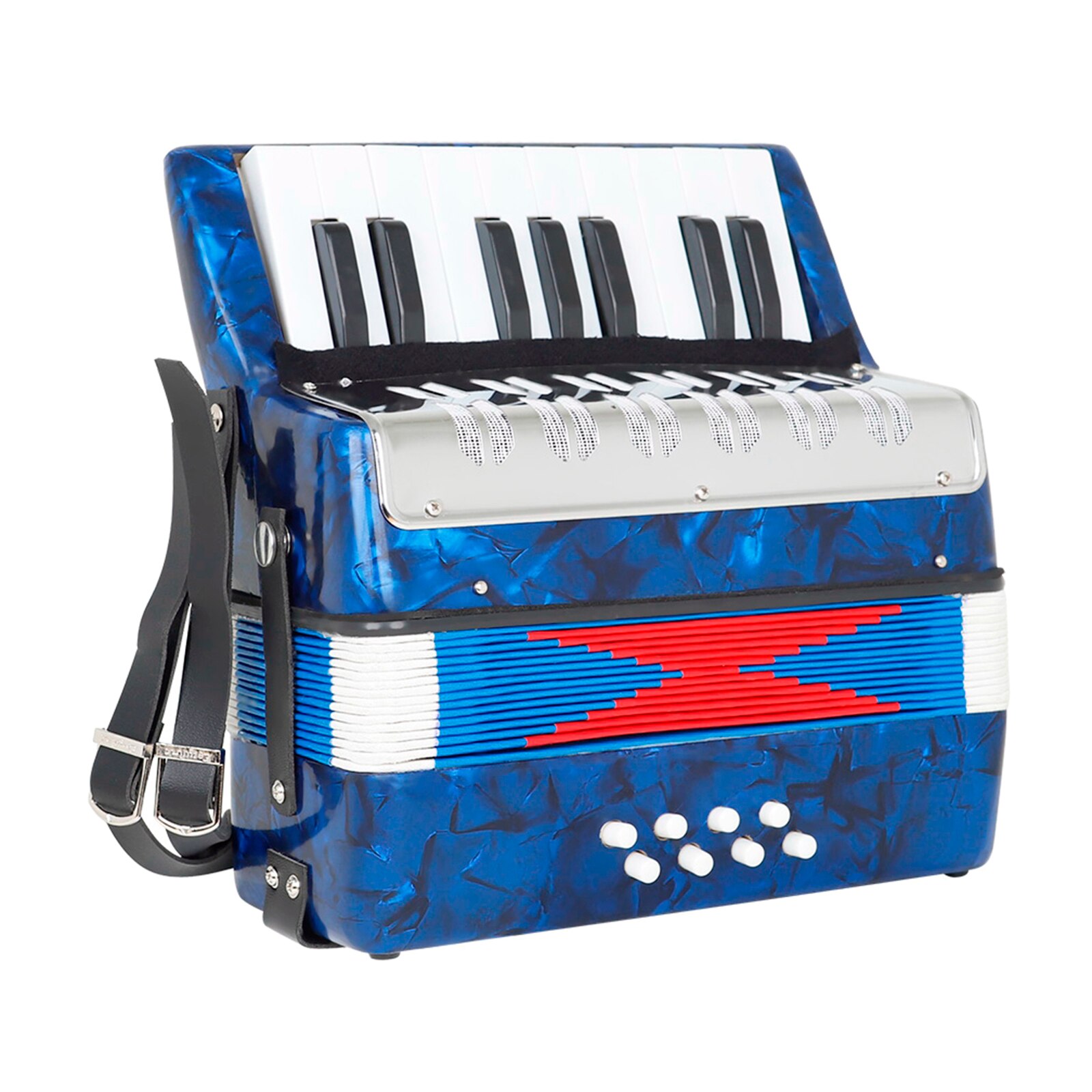 17 Key 8 Bass Piano Accordion Keyboard Instrument for Performance