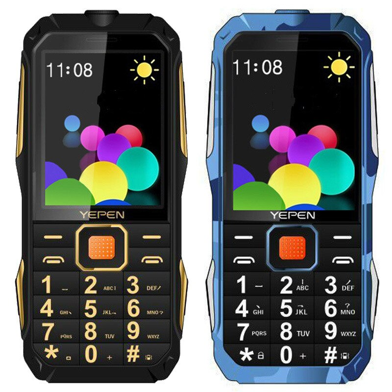 Ship Within 24 Hours Yepen Y698 Wireless Analog Tv Flashlight Fm Radio 2800mah Dual Sim Power Bank Rugged Mobile Cell Phone