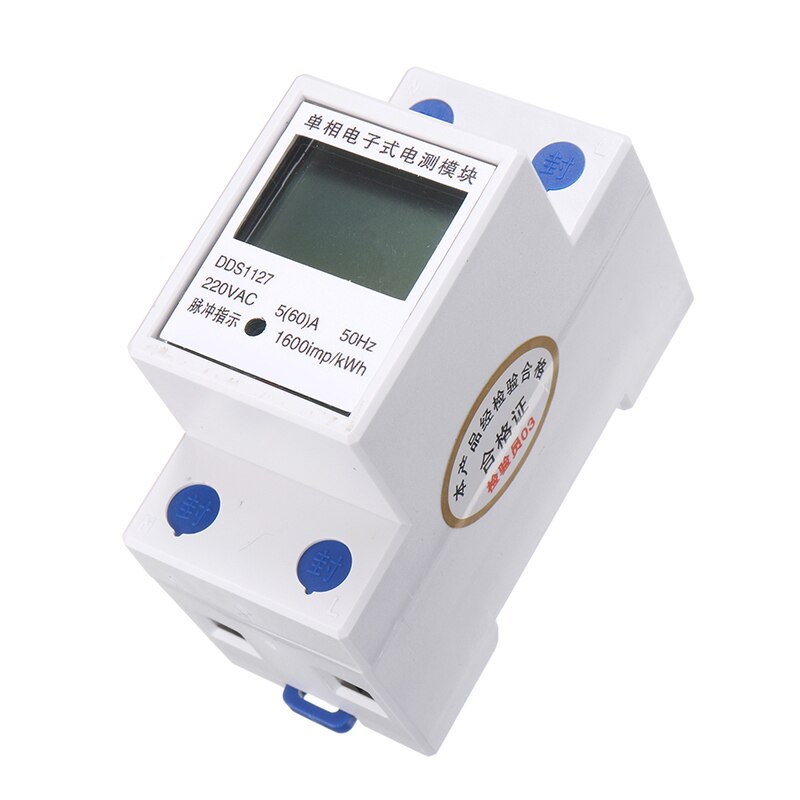 Anti-electromagnetic Interference Digital LCD Energy Meter Wattmeter Wattage Electricity Power Consumption Meter 20 - 250VAC