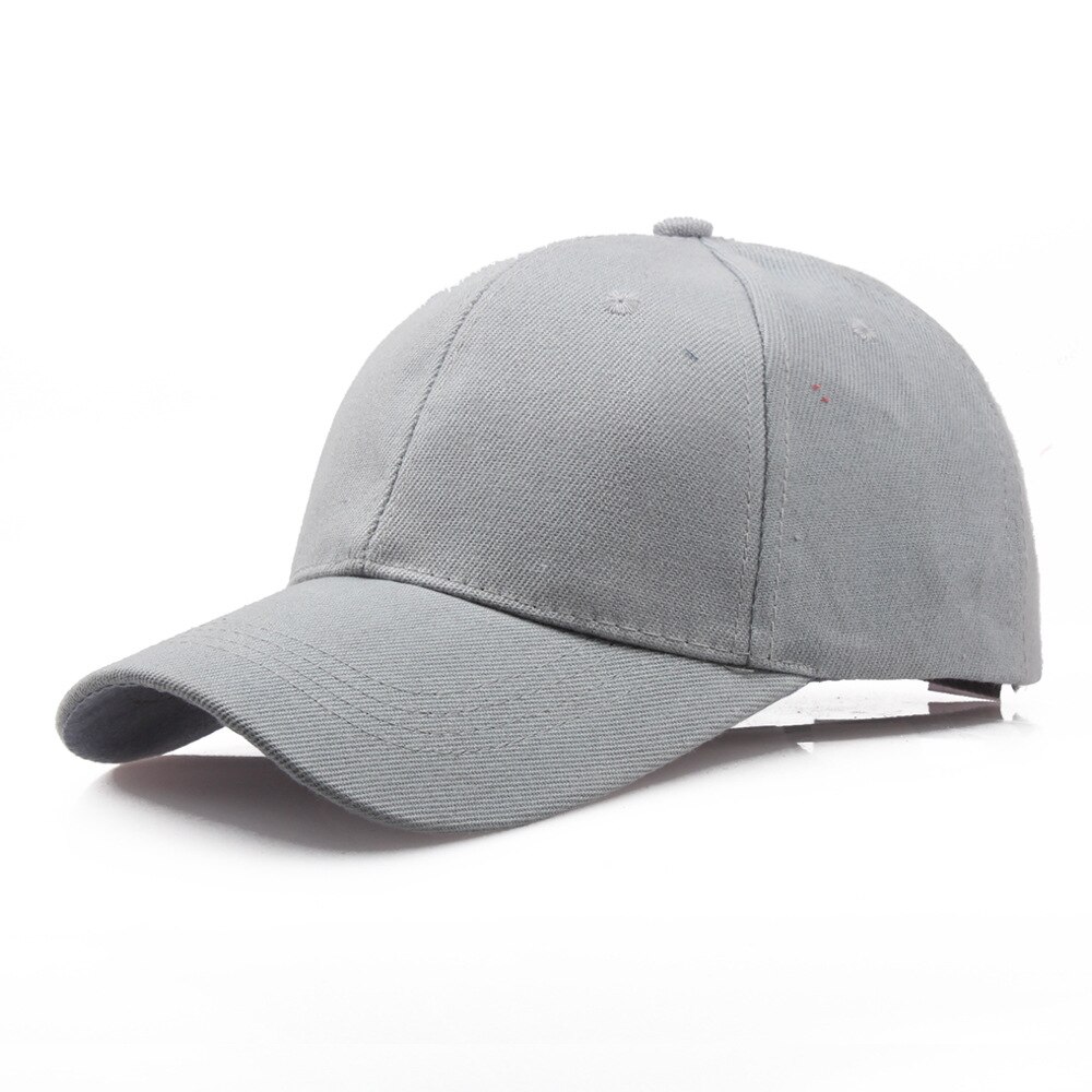 Mærke baseball kasket hat mænd kvinder ensfarvet justerbar solskærm hat far hat trucker hat gorras: 12