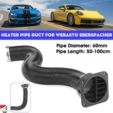 Propex Diesel Heater Heater Pipe Duct Vent Outlet Kit ＆Warm Air 60mm Accessories Black E76018 For Webasto Eberspacher
