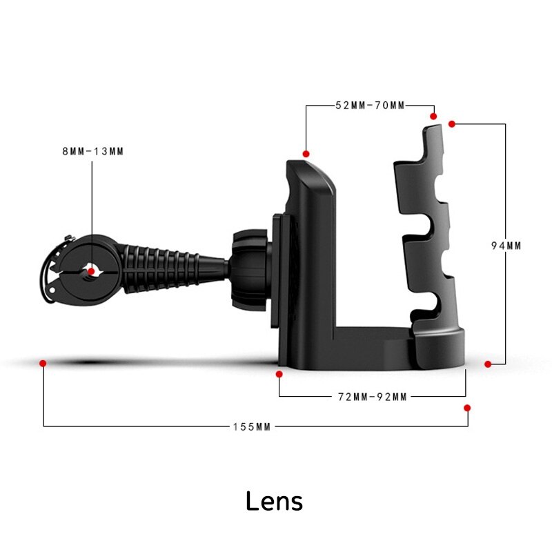 Bike bottle holder water bottle cage Motorcycle mountain bike handlebar bottle cage adjustable Firm cup holder bike cup holder