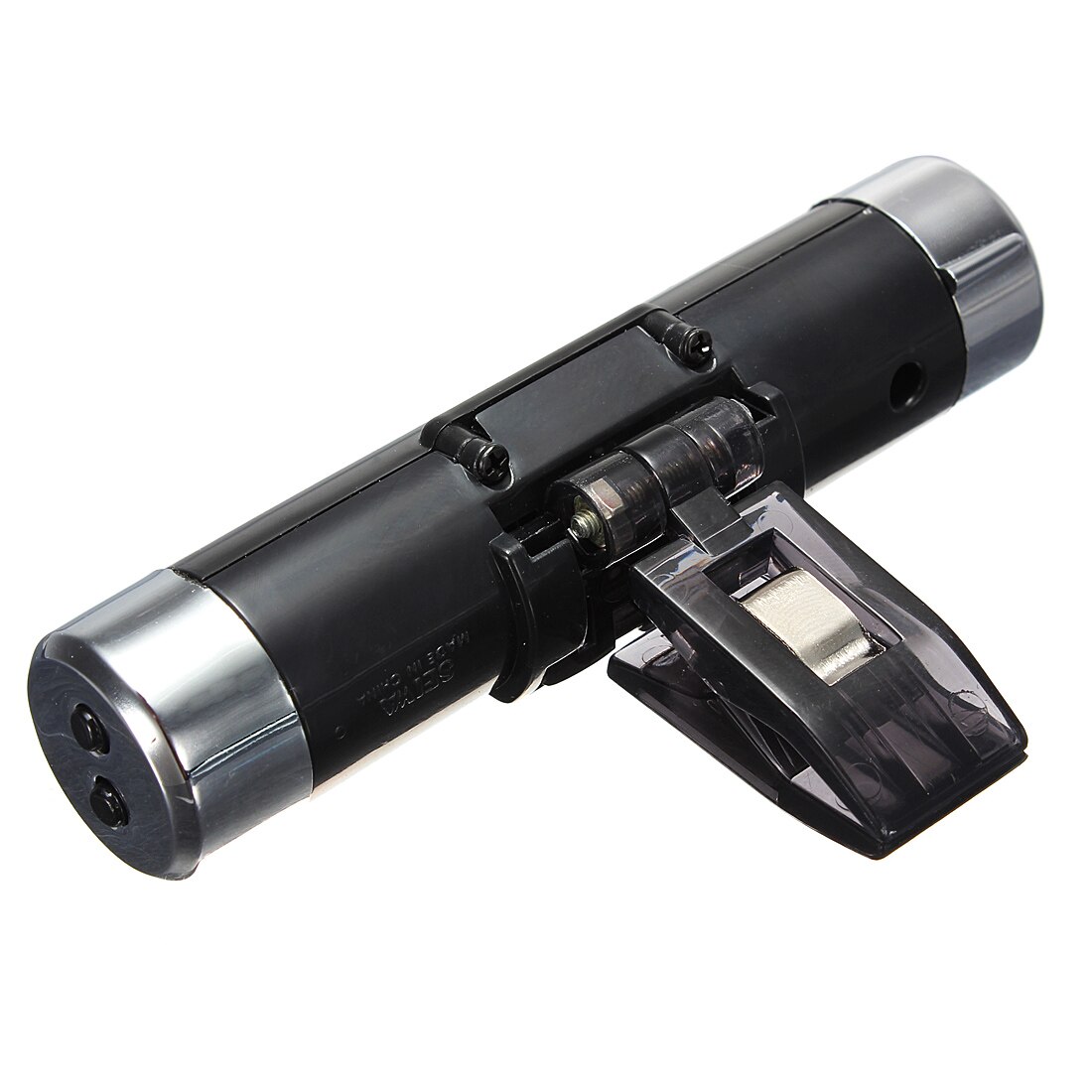 2- in -1 auto lcd clip-on digitale temperatuur thermometer klok kalender auto blauwe achtergrondverlichting klok