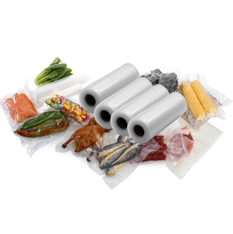 1-5 rollen Vakuum tasche Versiegelung Taschen für Lebensmittel Schoner Abdichtung Maschine Kunststoff Lagerung Vakuum Tasche Küche Packer Vacum tasche 12-28cm