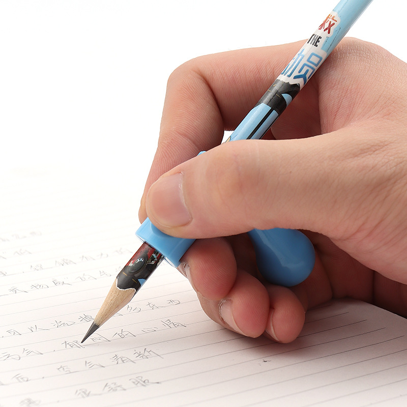 5 Impugnature Correttive Per Matita Bambini | Aiuto Postura Scrittura | Per Destri E Mancini | Multicolore - Foto 9