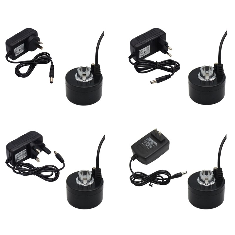 Aquarium Plastic Ultrasonic Mist Maker Fogger Water Fountain Pond Tank Atomizer Air Humidifier Decoration