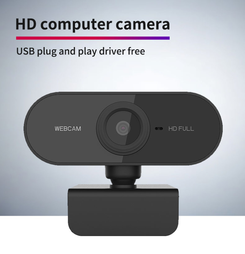 1080P 720p HD Webcam With Mic PC Desktop Web Camera Cam Mini Computer Web Camera Video Recording Work: 720P