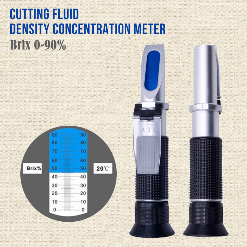 Refractometer Snijden vloeistof concentratie meter 0-90% Refractometer Snijden Vloeistof Concentratie Meter Emulsie Detector