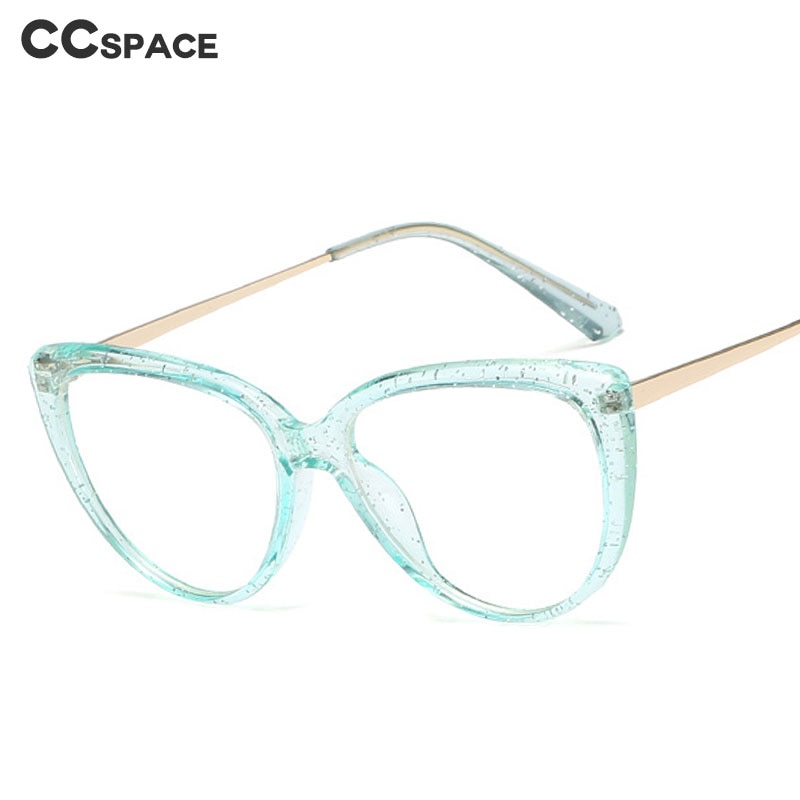 48167 Plastic Titanium Glasses Frames Cat Eye Ultralight Men Women Optical Computer Glasses