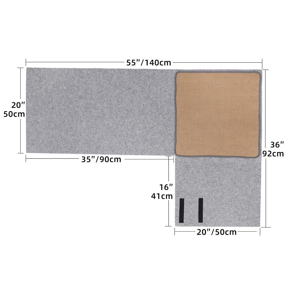 Rascador para gatos Natural de Sisal, protección para sofá, Alfombra de juguete para gatos, muebles para casa, antiarañazos, rascador para mascotas, poste para rascar